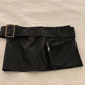 PrettyLittleThing Black Mini Skirt